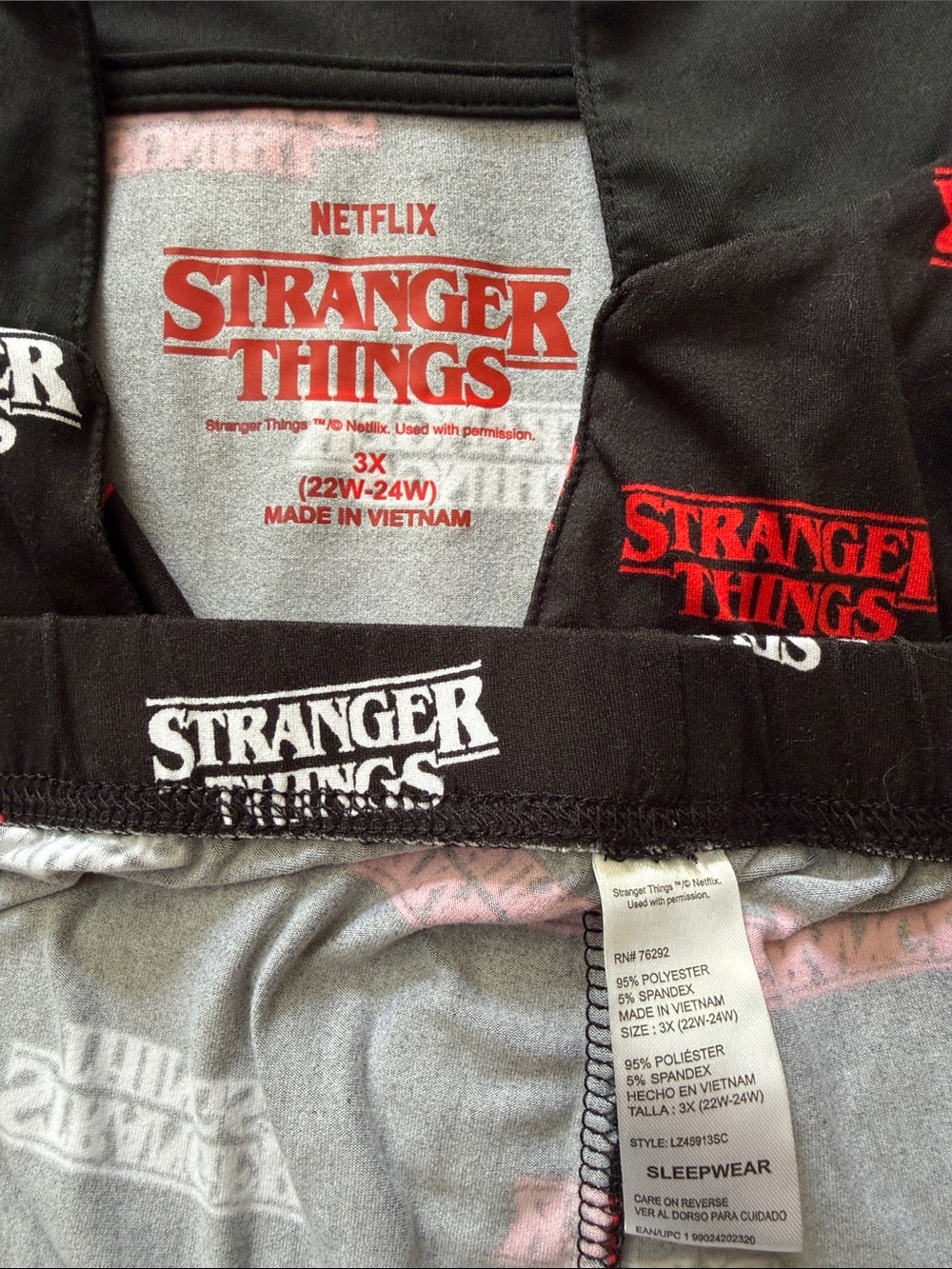 Stranger Things Pajama Set - Picture 2 of 2